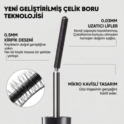 Evoorin Su Geçirmez Demir Maskara